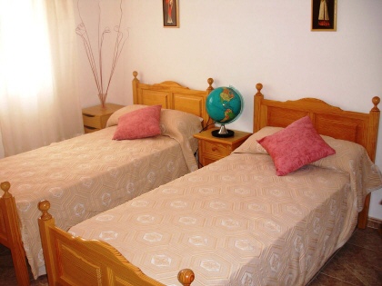 Ebenfalls die Schlafzimmer gemütlich eingerichtet.