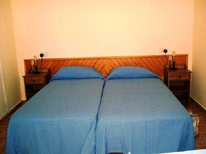 Blick ins Schlafzimmer.