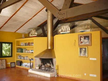 Kaminzimmer des Lofthauses