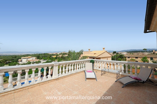 Terrasse mit fantastischem Ausblick