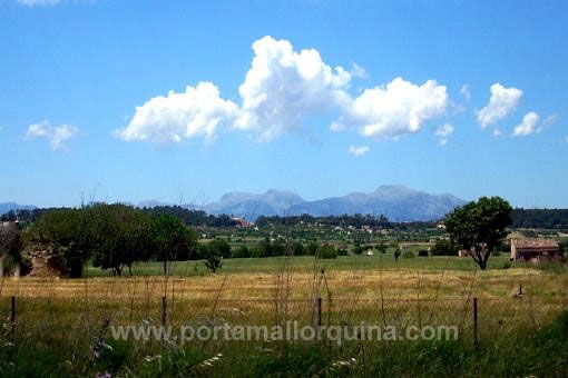 Blick auf die Sierra de Tramuntana