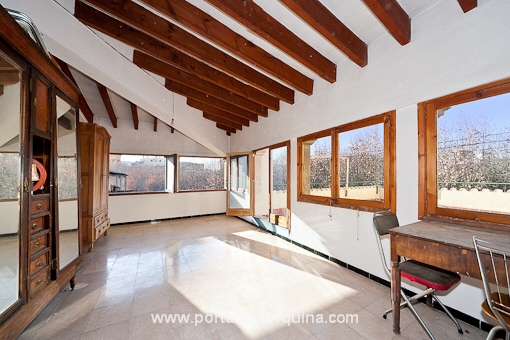 Schlafzimmer mit Blick über Palma