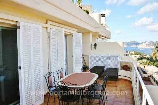 Terrasse mit Meerblick