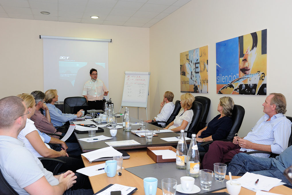 Georg Ortner beim Seminar auf Mallorca