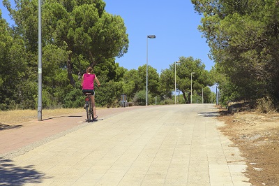 Paseo Fahrradweg, in Son Veri Nou