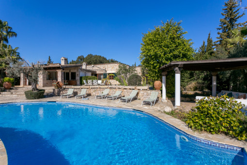 Elegante Villa in Pollença mit Pool, Gästehaus & Vermietlizenz in der Nähe des Golfplatzes