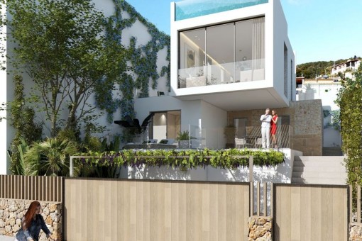 Sanierungsbedürftiges Haus mit spektakulärem Meerblick, Projekt und Baulizenz in Génova