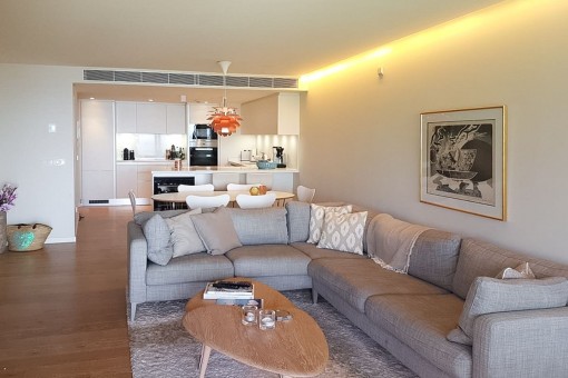 Meerblickwohnung in traumhaft schöner Anlage mit direktem Meerzugang, 1