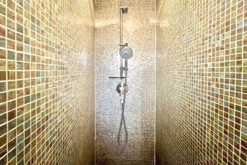 Moderne Dusche