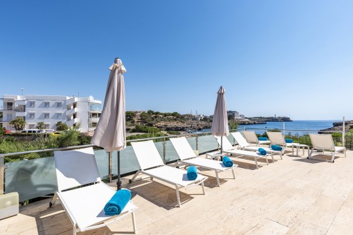 Terrasse in erster Linie