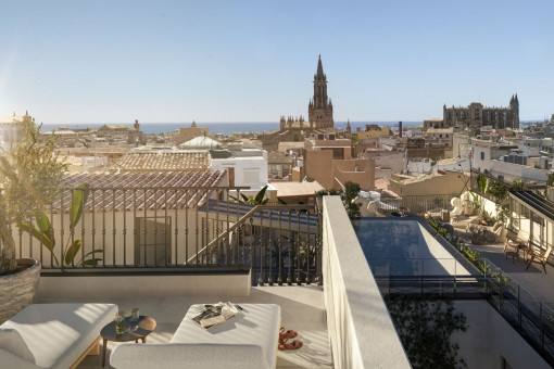 Atemberaubendes Neubau-Penthouse mit privatem Pool und 360-Grad Blick über Palma