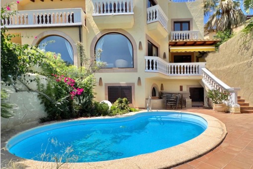 Charmantes Reihenhaus mit privatem Pool am Golfplatz von Camp de Mar