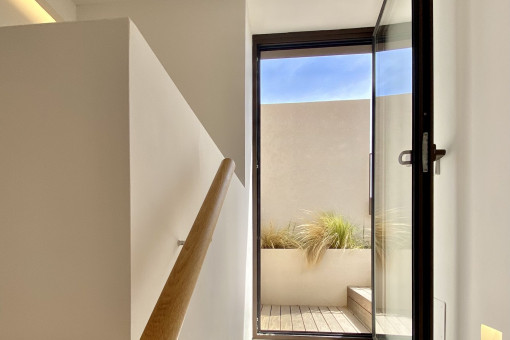 Zugang zur Dachterrasse