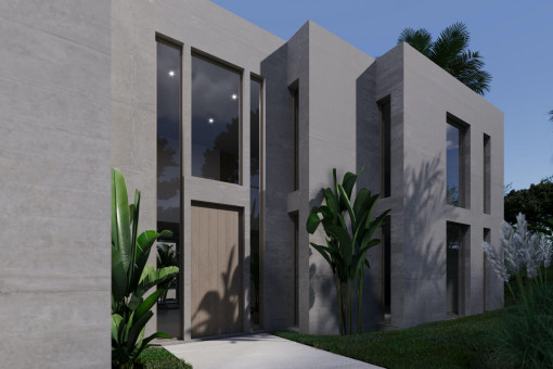 Fassade der Villa