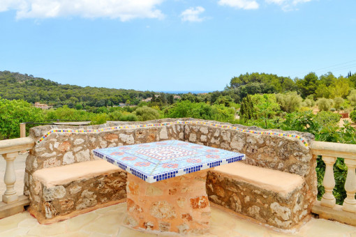 Terrasse mit Meerblick
