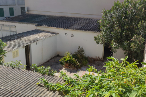 Blick in den Patio