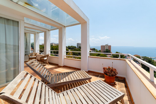 Wunderschönes Penthouse mit Meerblick in San Agustín