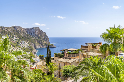 Exklusives mediterranes Penthouse mit Meerblick in einer Top Gemeindschaftsanlage in Port d'Andratx