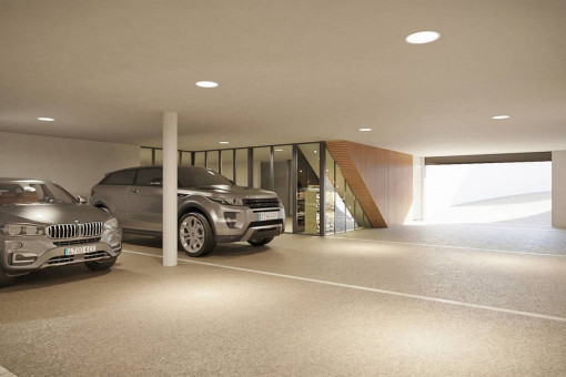 Geräumige Garage