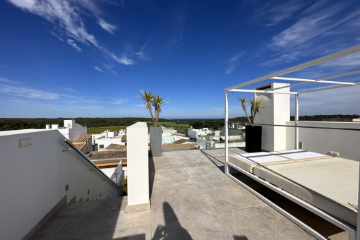 Große Dachterrasse mit spektakulären Blick