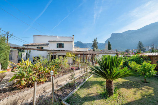 Garten und Fassade