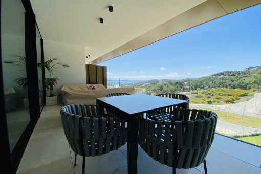 Terrasse mit Meerblick