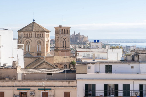 Blick bis zur Kathedrale