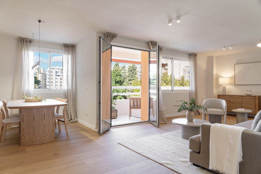 Exklusive Wohnung mit drei Terrassen und Blick auf den Palma Tennis Club, in Santa Catalina