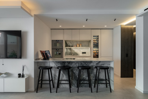 Voll ausgestattete Design Küche