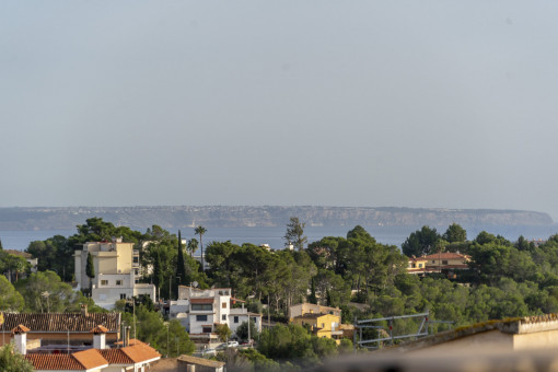 Blick von der Dachterrasse