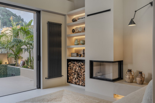 Kamin im Wohnbereich