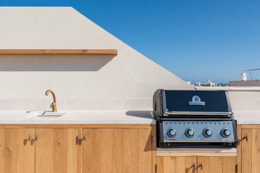 Dachterrasse mit BBQ