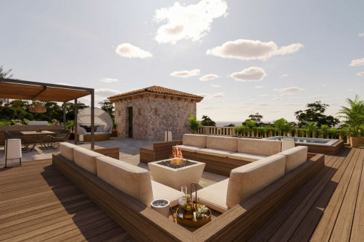 Rooftop terrace