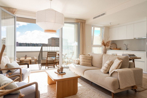 Große Fensterfronten