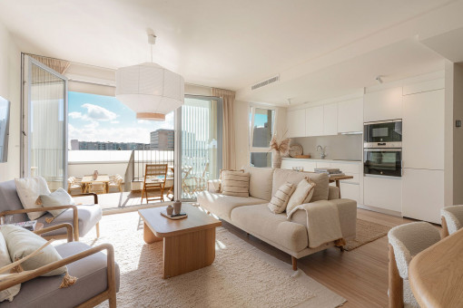 Offener Wohn-Essbereich