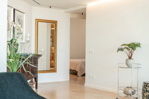 Offen gestalteter Wohnbereich 