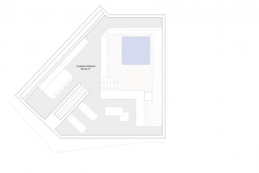 Grundriss Dachterrasse