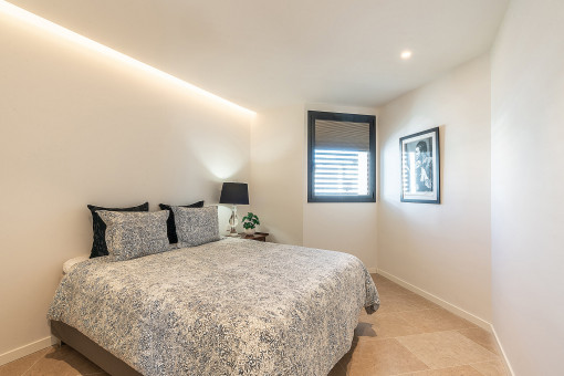 Eines der drei Schlafzimmer