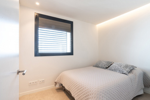 Eines der drei Schlafzimmer 