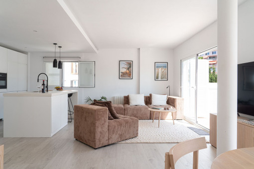 Offener Wohn-Essbereich