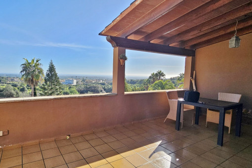 Stadthaus mit Potenzial, Meerblick und Garten in S’Alqueria Blanca