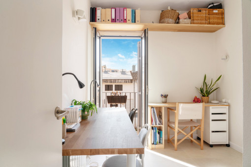 Eines der drei Schlafzimmer 