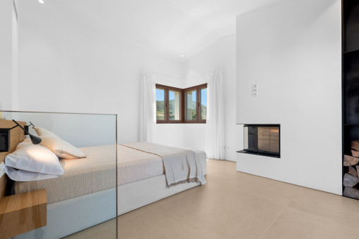 Master-Suite im Obergeschoss...