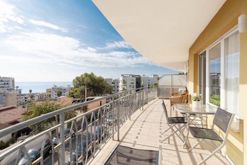 Terrasse mit Meerblick