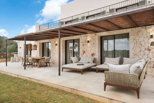 Überdachte Terrasse