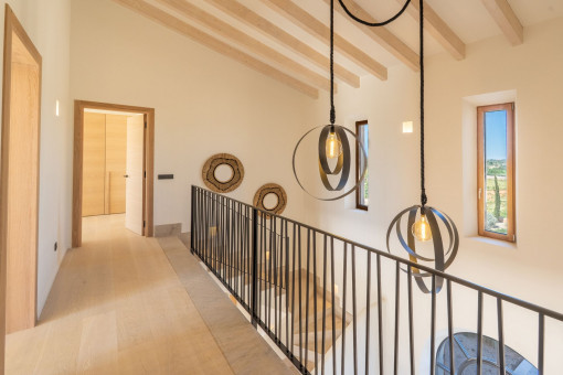 Treppen zum Schlafbereich
