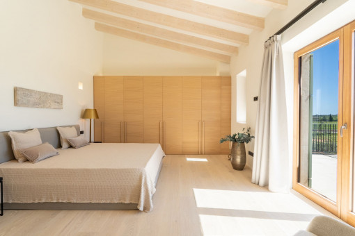 Schlafzimmer mit Terrasse