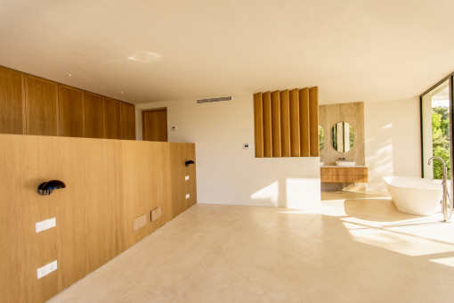 Schlafzimmer mit Badezimmer en suite