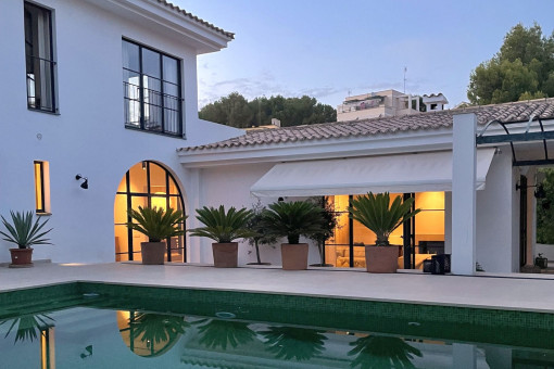 Verfügbar im August: Stilvolle Villa mit Pool und großer Garage in Son Espanyolet