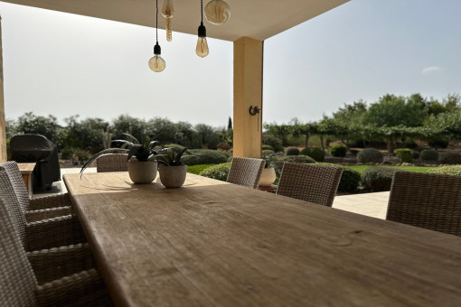 Outdoor Essbereich